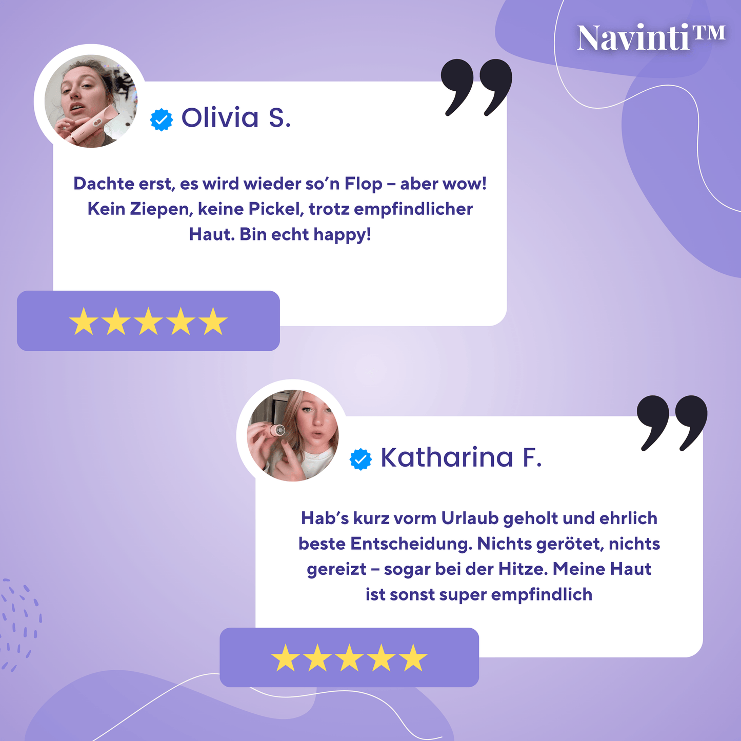 Navinti™ SensitivSkin Rasierer